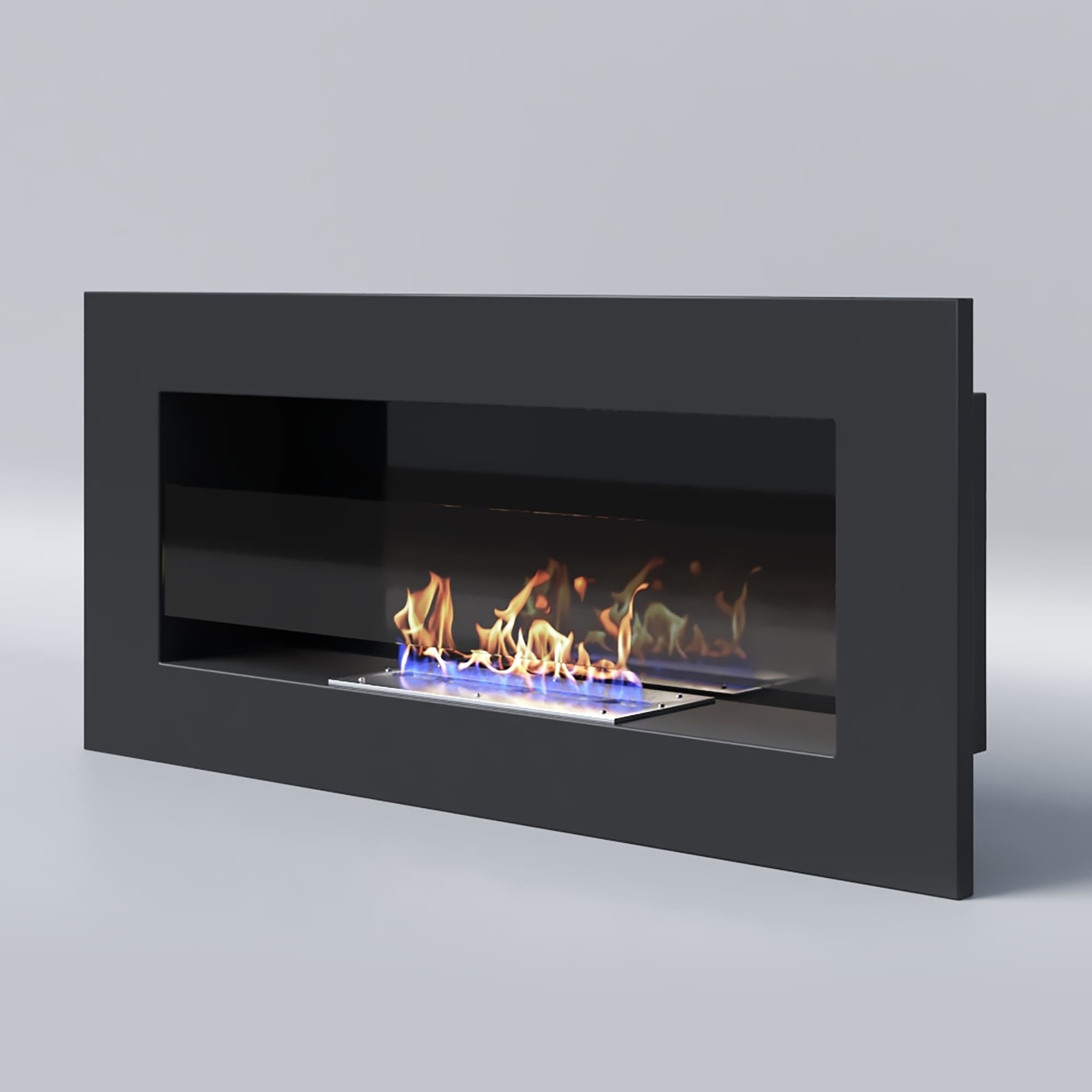 Биокамин "Русский огонь" Лайт 900V встраиваемый с декоративным стеклом (стемалитом) по цене 24 600 руб.