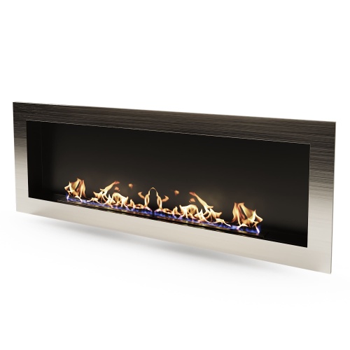 Биокамин "Русский огонь" Хай-тек 1500V встраиваемый с защитным и декоративным стеклом