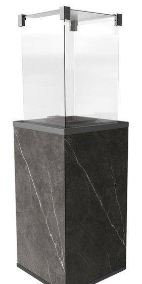Газовый нагреватель Kratki PATIO/M/G31/37Mbar/Q/N/P/G, Naturali Pietra Grey, с ручным управлением Газовый нагреватель Kratki PATIO/M/G31/37Mbar/Q/N/P/G, Naturali Pietra Grey, с ручным управлением