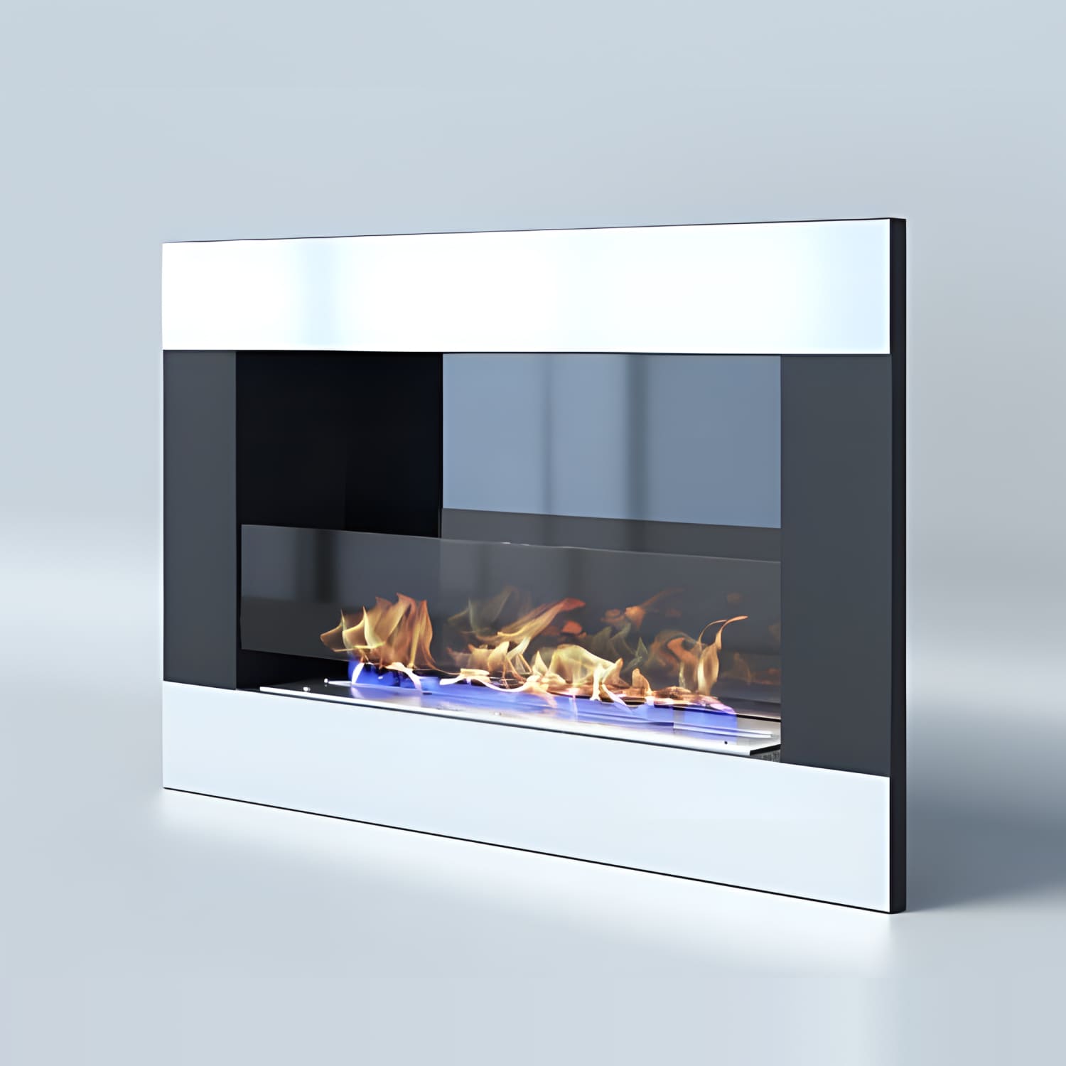 Биокамин "Русский огонь" Модерн 800V встраиваемый (высота 500мм.) с защитным стеклом по цене 30 850 руб.