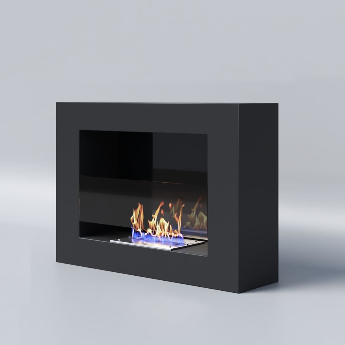 Биокамин "Русский огонь" Лайт 550N настенный с защитным и декоративным стеклом по цене 19 900 руб.