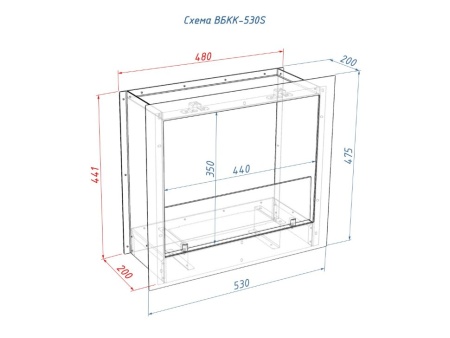 Встроенный биокамин Lux Fire Кабинет 530 S Встроенный биокамин Lux Fire Кабинет 530 S по цене 33 550 руб.