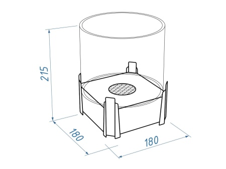 Настольный биокамин Lux Fire Зодиак "Овен" Чёрный по цене 15 000 руб.