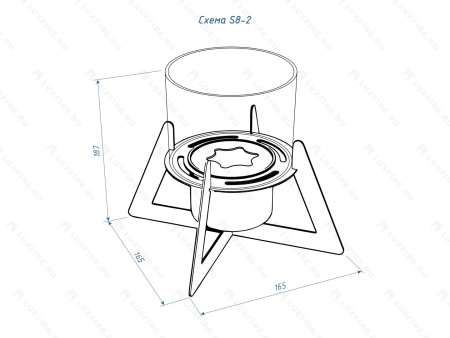 Настольный биокамин Lux Fire "Альфа" (черный) Настольный биокамин Lux Fire "Альфа" (черный) по цене 9 922 руб.