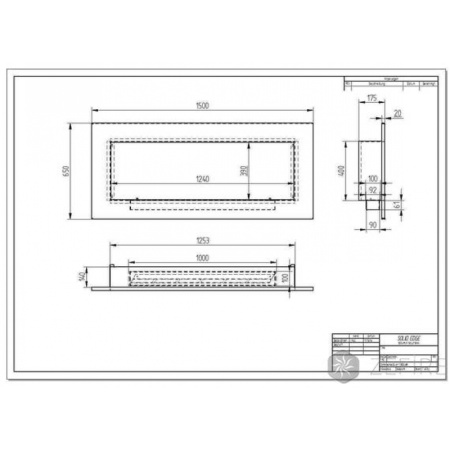 Биокамин ZeFire Elliot horizontal 1500 по цене 54 500 руб.