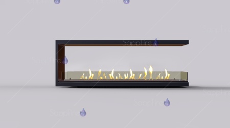 Встраиваемый биокамин / торцевой сквозной очаг 500 (SappFire) по цене 30 500 руб.