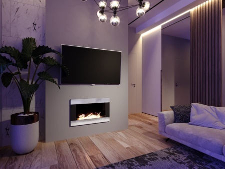 Биокамин "Русский огонь" Модерн 800V встраиваемый (высота 500мм.) по цене 26 400 руб.