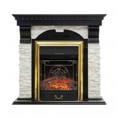 Dublin арочный сланец белый (венге)+Majestic FX Brass