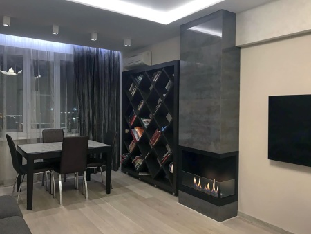 Встроенный биокамин Lux Fire Угловой 1090 S (правый угол) по цене 60 390 руб.