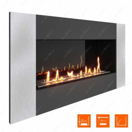 Биокамин SteelHeat GRAND-V 900 XL стемалит по цене 37 808 руб.